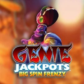 Genie Jackpots: Big Spin Frenzy logo by Blueprint Gaming at Lucky 7 Casino