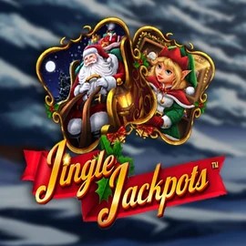 Jingle Jackpots online game logo by Dragon Gaming on casino-lucky7.com