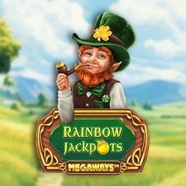 Rainbow Jackpots Megaways logo – Jackpots by Red Tiger Gaming at Lucky 7 Casino